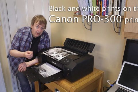 Video: B&W printing on the Canon PRO-300