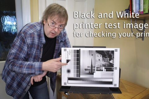 Video: The black and white printer test image