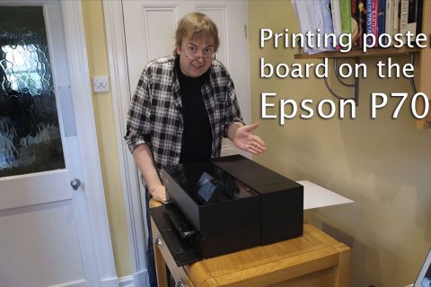 Video: Printing poster board on the P700