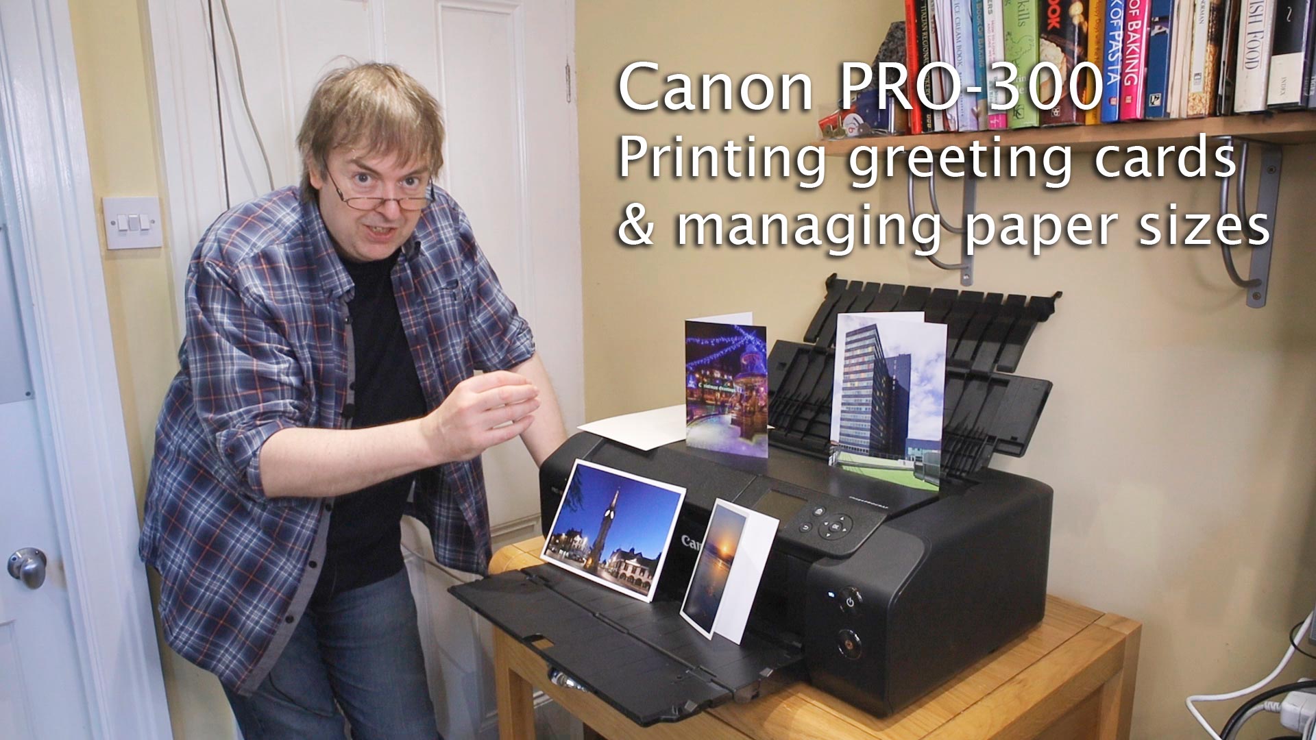 printing greeting cards on the PRO-300