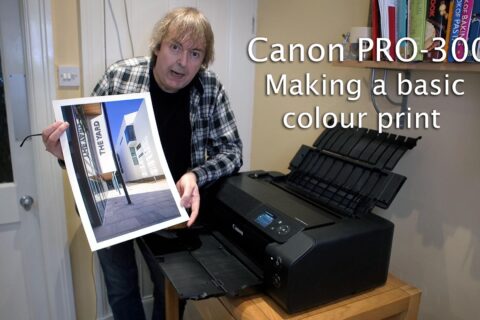 Video: An A3 baryta print on the PRO-300