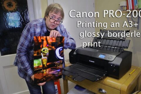 Video: An A3+ glossy borderless print on the PRO-200