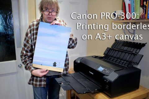 Video: An A3+ canvas print on the PRO-300