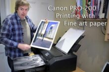 Video: Printing on fine art media with the PRO-200