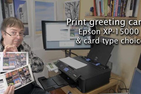 Video: Printing greeting cards - Epson XP-15000