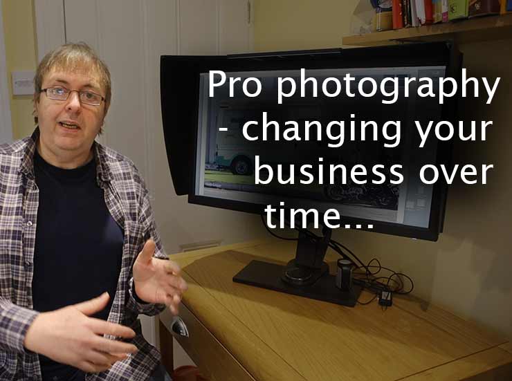 Pro photography - how your business changes over time