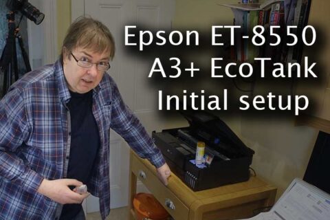 Video: Epson ET-8550 setup