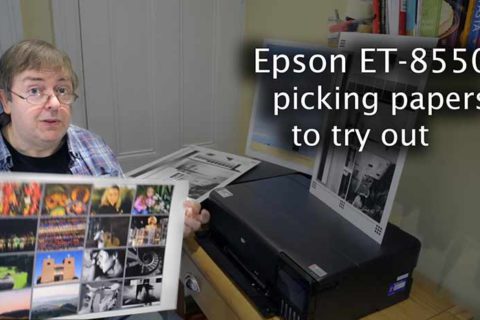 Video: Epson ET-8550 choosing paper