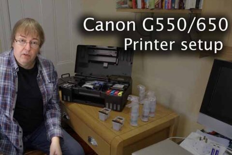 Video: Canon G550 setup