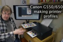 Video: Canon G550 ccStudio profiles