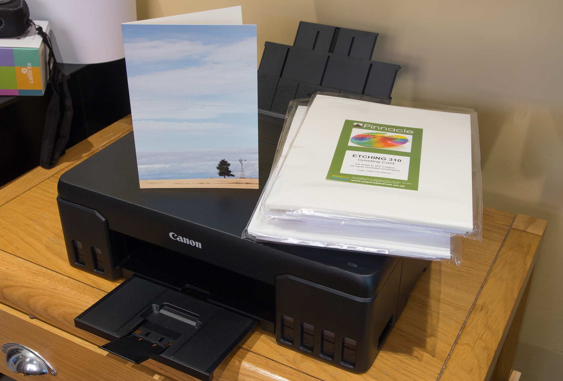 G550 printer review greeting cards