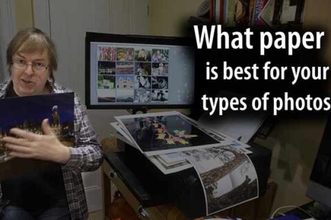 Video: what paper is best for different images