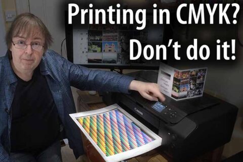Video: Do not use CMYK for printing