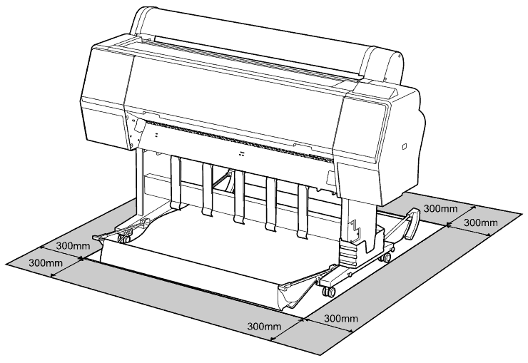 space-around-printer