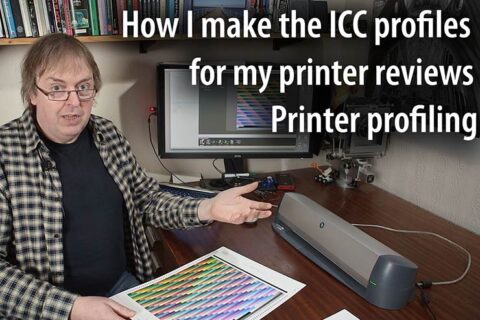 Video: making ICC printer profiles for my reviews