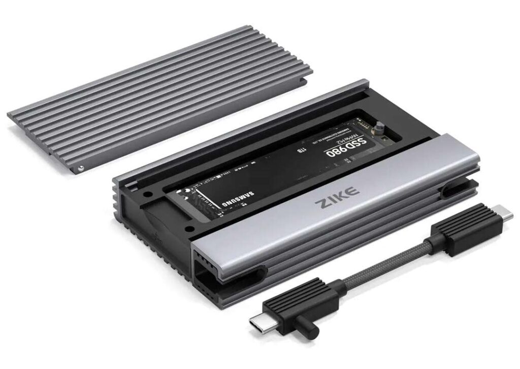 SSD Enclosure review video: Fast Zike USB4/Thunderbolt Z666