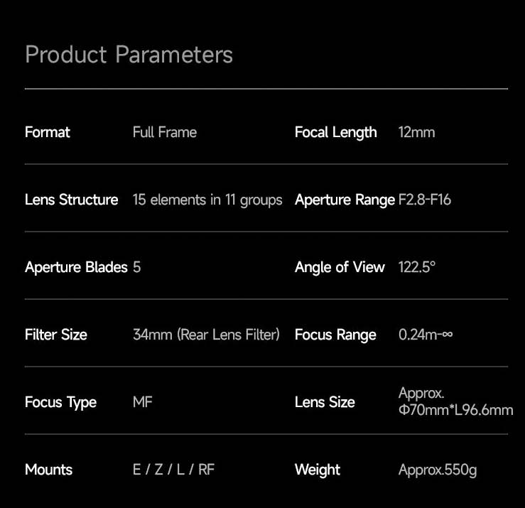 12mm-specs